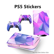 Sony ps5 optical drive version game console sticker protective film creative cartoon ps5 host contro