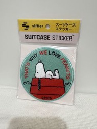 ✈️New 日本 Snoopy suitcase sticker 行李箱 刺繡貼紙
