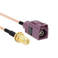 RG316FAKRADtoAConnectorPlugJa-ckCoaxialRG-316CableR*/FCrimpforCableG*/PSan*/Tenna(FAKRAF-RPAF,20CM)