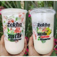 Zekha Es Teler Sultan Viral Cup Besar