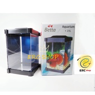 GUPPY BETTA 1.25L AQUARIUM MINI FISH TANK (10CM X 10CM X 18CM )