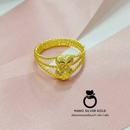 แหวนทองเคลือบ 038 แหวนหนัก 1 สลึง แหวนทองเคลือบแก้ว ทองสวย แหวนทอง แหวนทองชุบ แหวนทองสวย