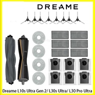 Dreame L10s Ultra Gen 2，Dreame L30s Ultra Spare Parts Main Roller Side Brush Hepa Filter Mop Cloth D