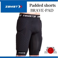 ZAMST "BRAVE-PAD SHORTS" Basketball shorts with Padding - Black (Basketball) (Unisex)