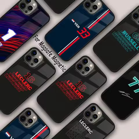 Formula 1-Inspired Magnetic Phone Case For APPLE iPhone 16 14 13 12 11 Pro Max 15 Plus Wireless Char