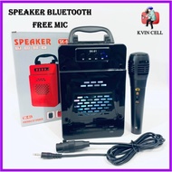 Speaker Bluetooth Portable LED Bass Polytron Aktif Laptop Karaoke mini