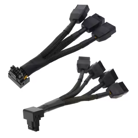 4x8P 3x8pin 8PIN to 16Pin 12VHPWR GPU Cable 16Pin 12+4Pin Power Supply Adapter GPU Power Cable 16Pin