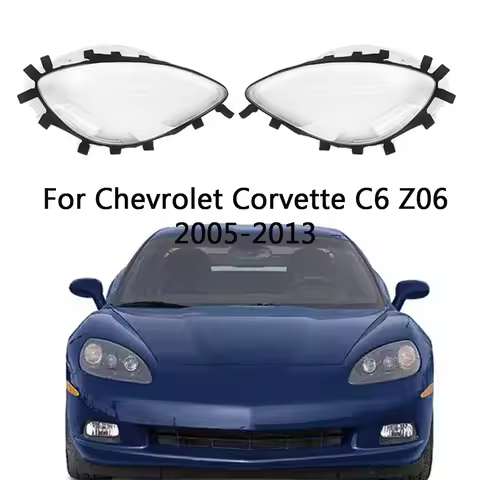 For Chevrolet Corvette C6 Z06 2005-2013 Headlight Cover Headlamp Lamp Shell Lampshade Shade Replace