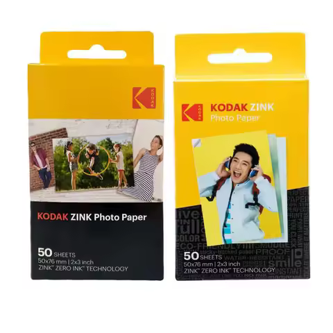 High Quality Kodak Zink Photo Paper 2"x3" Premium Compatible with 20-200 Sheets Kodak Smile Kodak St