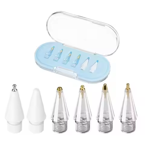 Replacement Pencil Tips(6PCS) For Pencil 1St Gen/For Pencil 2Nd Gen/Pro/USB-C Writing Stylus Nib