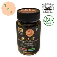 Shilajit 7/1 Formula (60 capsule)  21500MG Ashwagandha/ Rhodiola Roseaa/ Panax Ginseng