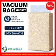 TERLARIS PLASTIK VACUUM GUSSET NYLON BERAS / CEMILAN / BUBUK PREMIUM SATUAN | COD