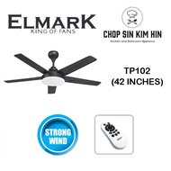 Elmark 52" ABS Blade TP 102 LED Light with Ceiling Fan Kipas Siling Ceiling Fan with Remote Control