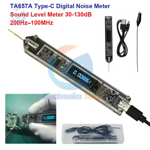 Frequency Counter Pen Type 200Hz-100MHz RF Signal Frequency Meter High Precision for MF‌ HF VHF FM M