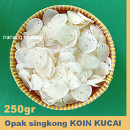 Opak singkong getuk KOIN KUCAI mentah wonosobo tipis renyah netto 250gram /opak koin