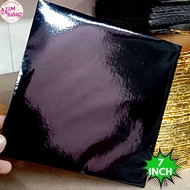 Cake Board Square Black 7” (3Pcs) Papan Kek Empat Segi | Pelapik Kek | Papan Kek Hitam 7 Inci by Azi
