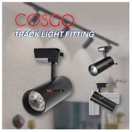 COSGO Track Light LED 10W 20W Spotlight Wall Lamp Lighting Trail Lampu Trek Siling Black
