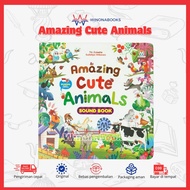 SOUND BOOK AMAZING CUTE ANIMALS : 10 hewan jinak kucing kelinci burung nuri bebek ayam sapi kuda anj