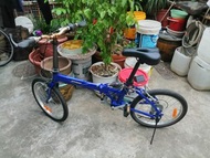 Strida 藍色摺疊單車
