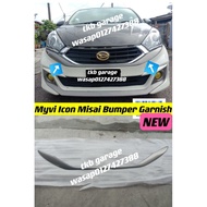 2015 myvi icon misai bumper grill garnish