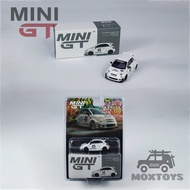 MINI GT 1:64 LB-WORKS x Abas Works ABARTH 595 Gara White Diecast Model Car