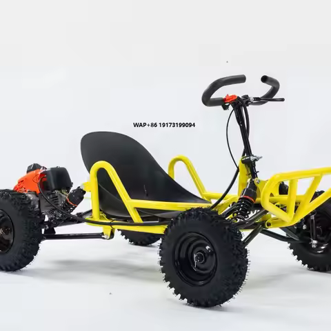 High Performance Mountain Off-Road Gas-Powered Go Kart 10inch Wheels 90cc Engine Dual Shock Absorpti