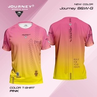 Ready Stock Jersey Journey Mens and womens sports shirt (JBW Summer print shirt) for running exercis
