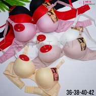 [size 36-42] B cup no-wire bra, 3cm medium padding for breast lift and soft ventilation