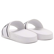 FILA KIDS Casual Slippers Leather Middle Big Black White R9362 (2-S834X-001)