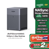 UGREEN กล่องเก็บข้อมูล NAS 10GbE + Thunderbolt 4 รองรับจอ 8K ถ่ายโอนเร็วพิเศษ รุ่น DXP4800