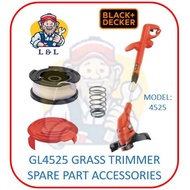 GL4525 BLACK AND DECKER GRASS TRIMMER SPARE PART, ACCESSORY STRING REFILL NYLON LINE COVER SPOOL CAP