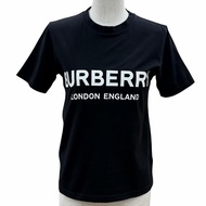 成色極佳 ◇ BURBERRY 8011651 100%純棉 Logo印花短袖T卹 黑色 XS碼 正品女款