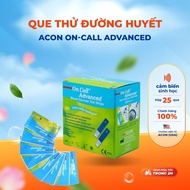 Que thử đường huyết Acon On-call Advanced chính hãng (25/hộp)