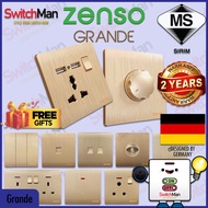 [SIRIM] ZENSO Grande Switch & Socket Suis Rumah 13/15/16/20/45A 1/2/3/4 Gang 1/2 Way Universal USB F