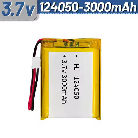 124050 Lipo Battery 3.7V 1500mAh Polymer Lithium Batteries for Breast Pump Machine Navigator LED Lig