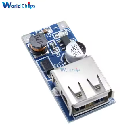 DC-DC USB Step-up Power Boost Module 0.9V-5V to 5V 600mA PFM Control Mini Mobile Booster Board Modul