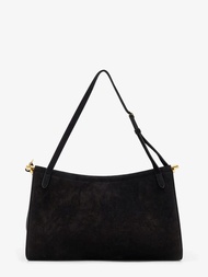 Alaia Le Click Pocket 35 Nabuk Shoulder Bag - Noir, UNI