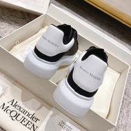 Men's McQueen Tennis Shoes - Black & White Pair