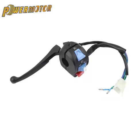 Motorcycle Scooter Moped Brake Lever Handlebar Switch Control Assembly Horn 12v 7/8 Inch 22mm Suitab