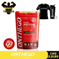 ONTHEGO PURE Protein Soy Isolate Halal Lab Tested Protein (1KG/2.2LBS)