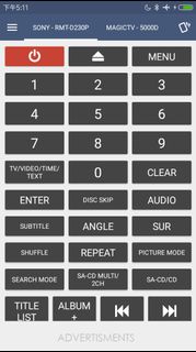 自行編寫 RMT-230P 遙控編碼 Sony DVD Player RDR-HX720