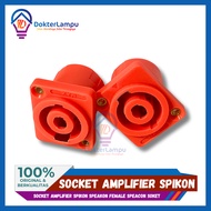 SPIKON SPEAKON SPICON FEMALE SPEAKON AMPLIFIER SOCKET CONNECTOR MAX