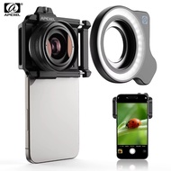 APEXEL professional HD 10-20x zoom macro lens with FL26 fill light, zoom macro portable mobile phone