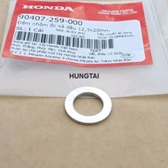 Flat cushion, aluminum oil and lubricant screw DREAM, WAVE, FUTURE.... 12,5x20mm original 90407-259-