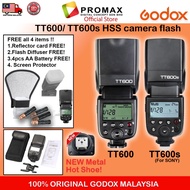 Cheapest Godox TT600 TT600S Thinklite Flash Speedlite Canon Sony Nikon Fujifilm Godox Malaysia