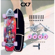 🔥ห้ามพลาด! SurfSkate เซิร์ฟเสก็ต CX7 สเก็ตบอร์ด Surf skateboard 30นิ้ว Very Hot