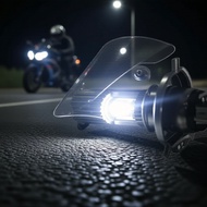 Dual Color Motorcycle LED Headlight Bulb P15D H4 BA20D, White Amber, AOSMMD Mentol Lampu Hadapan LED
