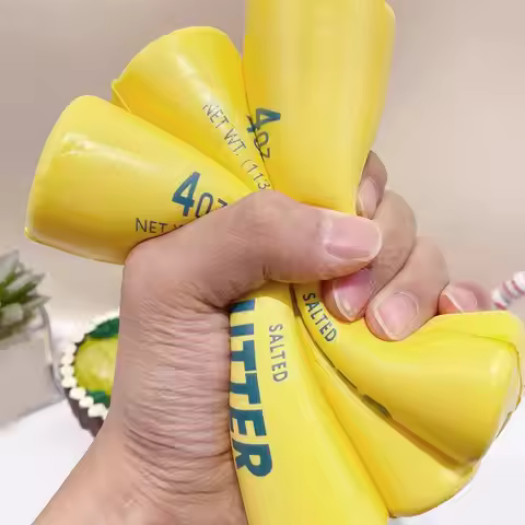 Squishy Butter Simulation Cheese Stress Relieving Ball Anti-Stress Decompression Squishy Ball Slow R