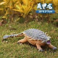 Simulation Soft Rubber Model Dinosaur Toy Set Sounding Children Boys Cotton-Filled Tyrannosaurus Tri