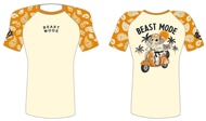 “Beast Mode”short sleeve BJJ no gi rash guard Vespa elephant
